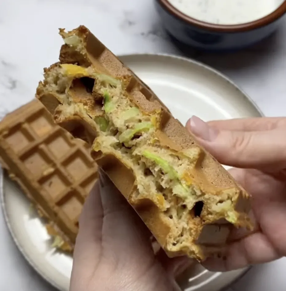 Gauffre aux légumes