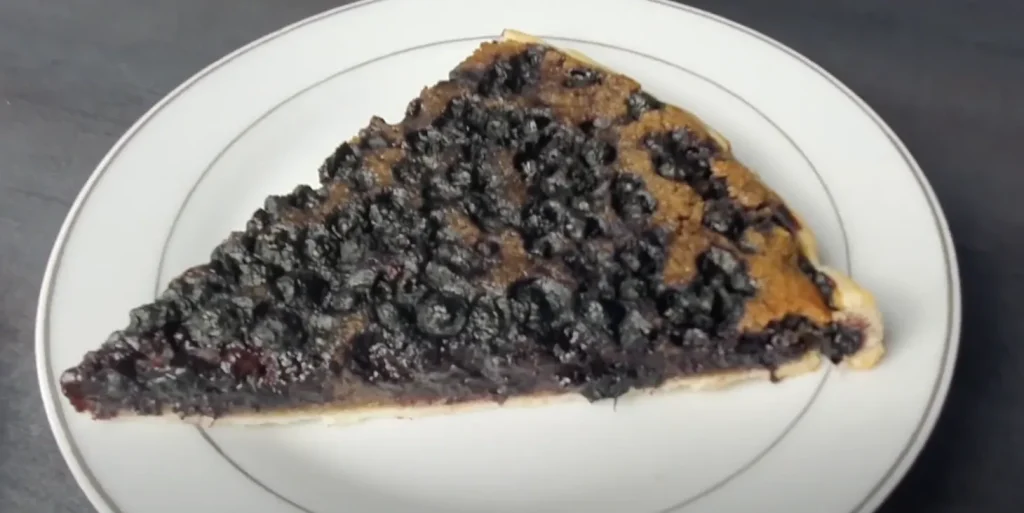 Tarte amandine aux myrtilles