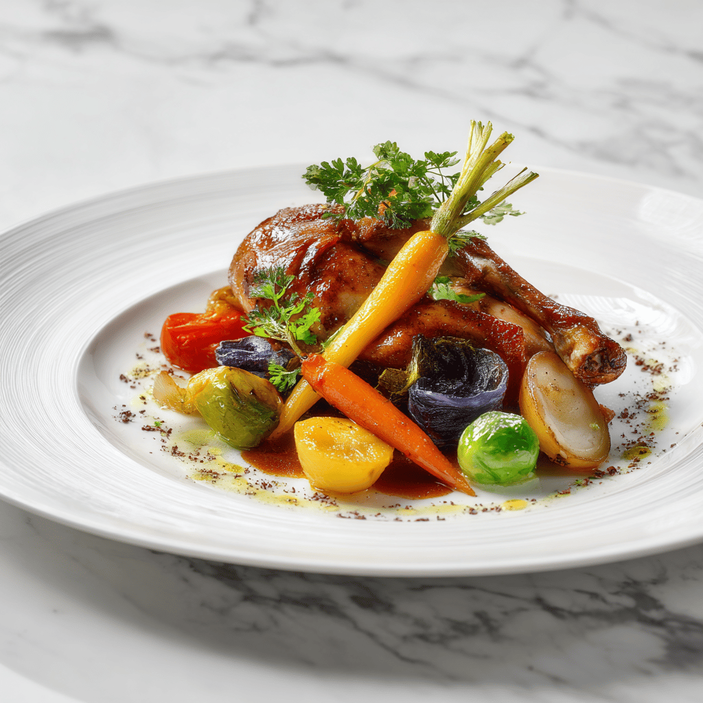 accompagnement pintade au four