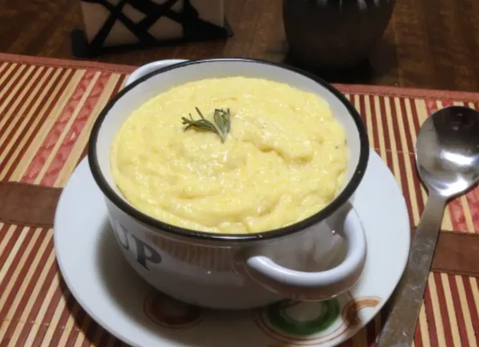 recette polenta crémeuse nature